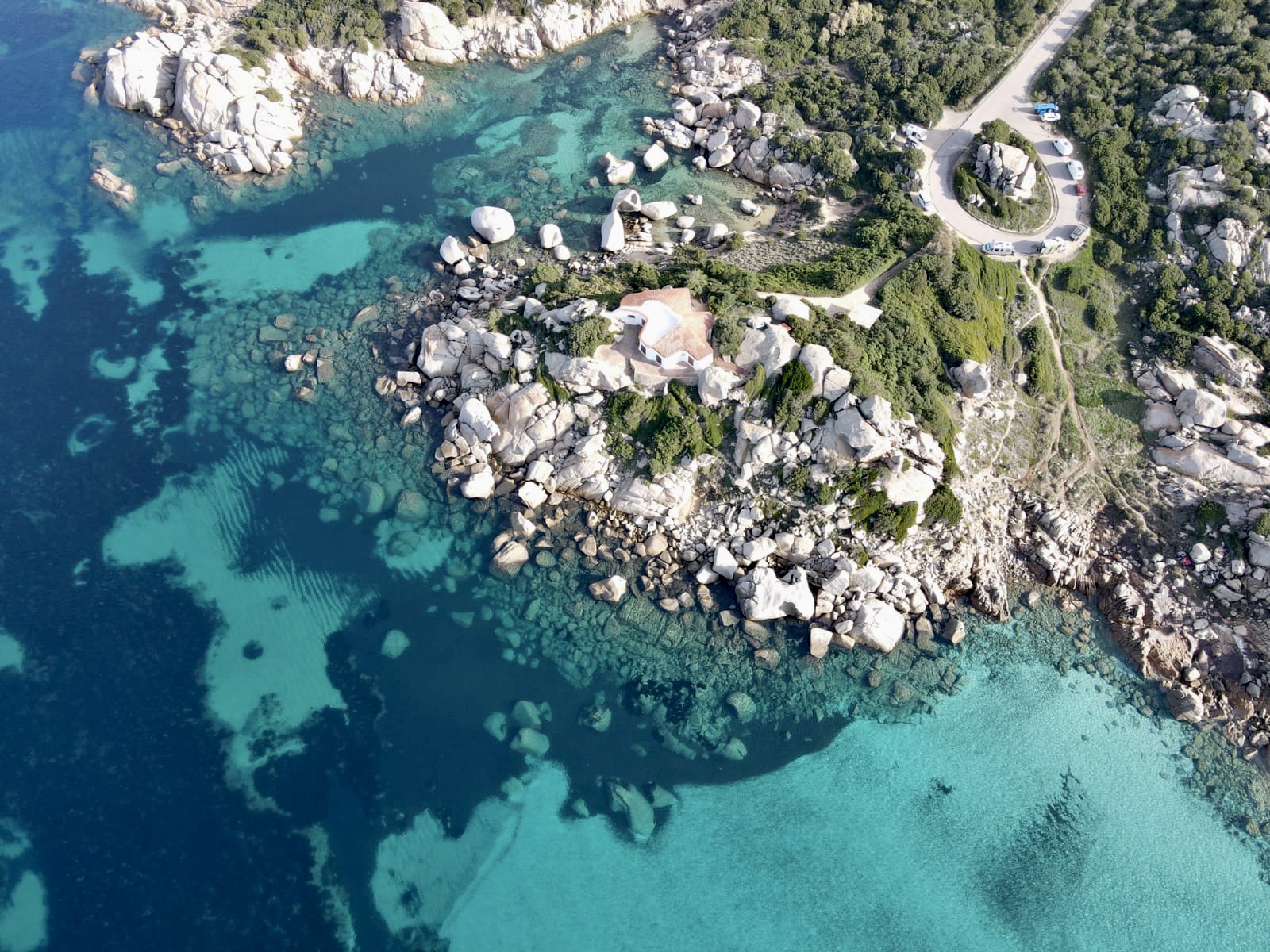 sardinia drone view