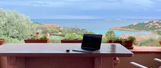 Work in Sardinia